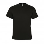 Camisetas de algodón 150 g/m2 color negro