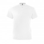 Camisetas de algodón 150 g/m2 color blanco