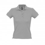 Polo para mujer de alta calidad 210 g/m2 color gris