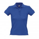 Polo para mujer de alta calidad 210 g/m2 color azul real