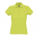 Polo para mujer en algodón 170 g/m2 color verde claro