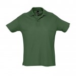 Polos personalizables algodón 170 g/m2 color verde oscuro