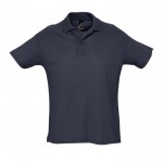 Polos personalizables algodón 170 g/m2 color azul oscuro