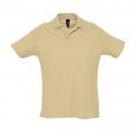 Polos personalizables algodón 170 g/m2 color marrón claro