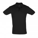 Polos de empresa en algodón 180 g/m2 color negro