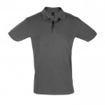 Polos de empresa en algodón 180 g/m2 color gris oscuro