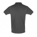 Polos de empresa en algodón 180 g/m2 color gris oscuro con logo