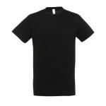 Camisetas promocionales 150 g/m2 color negro