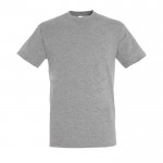 Camisetas promocionales 150 g/m2 color gris jaspeado