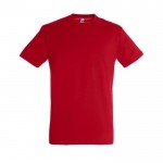 Camisetas promocionales 150 g/m2 color rojo