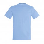 Camisetas promocionales 150 g/m2 color azul pastel