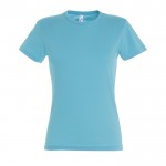 Camisetas mujer personalizadas 150 g/m2 color azul claro