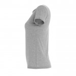 Camisetas mujer personalizadas 150 g/m2 color gris jaspeado segunda vista