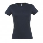 Camisetas mujer personalizadas 150 g/m2 color azul oscuro
