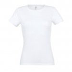 Camisetas mujer personalizadas 150 g/m2 color blanco