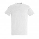 Camisetas para empresa algodón 190 g/m2 color gris claro jaspeado