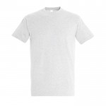 Camisetas para empresa algodón 190 g/m2 color gris claro jaspeado