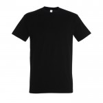 Camisetas para empresa algodón 190 g/m2 color negro