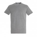 Camisetas para empresa algodón 190 g/m2 color gris jaspeado