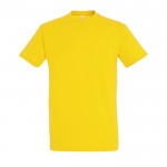 Camisetas para empresa algodón 190 g/m2 color amarillo oscuro