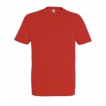 Camisetas para empresa algodón 190 g/m2 color rojo desaturado