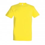 Camisetas para empresa algodón 190 g/m2 color amarillo