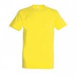 Camisetas para empresa algodón 190 g/m2 color amarillo