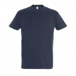 Camisetas para empresa algodón 190 g/m2 color azul oscuro