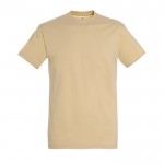 Camisetas para empresa algodón 190 g/m2 color marrón claro