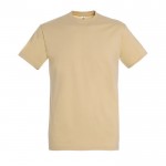 Camisetas para empresa algodón 190 g/m2 color marrón claro