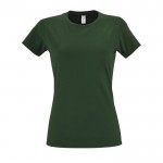 Camiseta mujer personalizable 190 g/m2 color verde oscuro