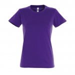 Camiseta mujer personalizable 190 g/m2 color violeta