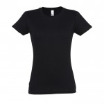 Camiseta mujer personalizable 190 g/m2 color negro