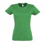 Camiseta mujer personalizable 190 g/m2 color verde