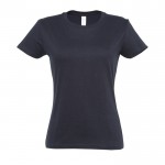 Camiseta mujer personalizable 190 g/m2 color azul oscuro