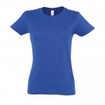 Camiseta mujer personalizable 190 g/m2 color azul real