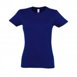 Camiseta mujer personalizable 190 g/m2 color azul ultramarino