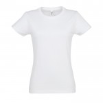 Camiseta mujer personalizable 190 g/m2 color blanco