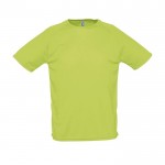 Camisetas transpirables personalizadas color verde claro