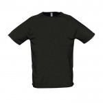 Camisetas transpirables personalizadas color negro