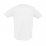 Camisetas transpirables personalizadas color blanco con logo