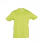 Camiseta para niños personalizable 150 g/m2 color verde claro