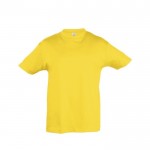 Camiseta para niños personalizable 150 g/m2 color amarillo oscuro