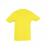 Camiseta para niños personalizable 150 g/m2 color amarillo