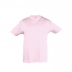 Camiseta para niños personalizable 150 g/m2 color rosa claro