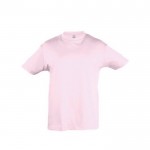 Camiseta para niños personalizable 150 g/m2 color rosa claro