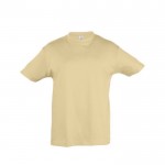 Camiseta para niños personalizable 150 g/m2 color marrón claro