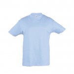 Camiseta para niños personalizable 150 g/m2 color azul pastel