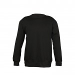 Sudadera infantil con logotipo 280 g/m2 color negro