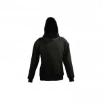 Sudadera de algodón y poliéster para niños 280 g/m2 SOL'S SLAM color negro